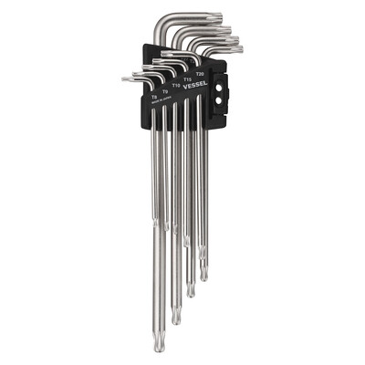 VESSEL 8509BTX BALL END TORX WRENCH 9PC SET